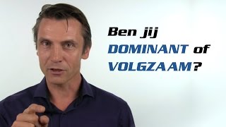 Ben jij dominant of volgzaam? De roos van Leary