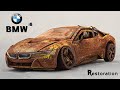 Abandoned BMW i8 Model Car Restoration