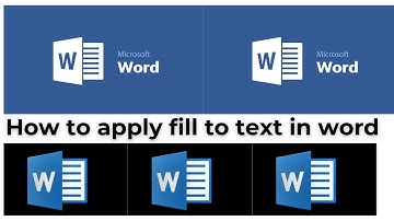 How to Apply Fill Color in Word (Gradient Colors)