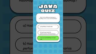 16. What is the difference between a HashMap and a ConcurrentHashMap? Net Worth