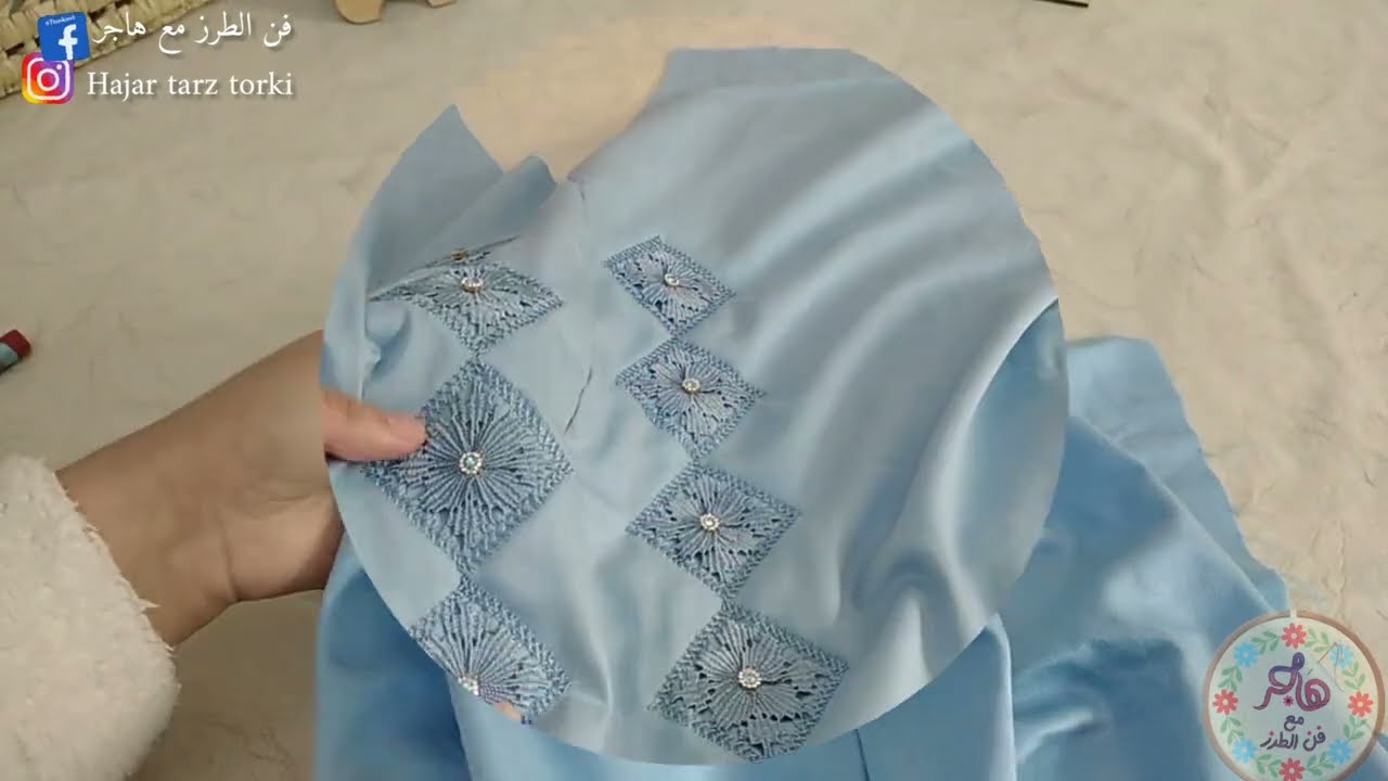 جزء3️⃣طريقتي ف#تنبات على#الطرز_التركي 👌كيف جاكم شكل نهائي 🤩