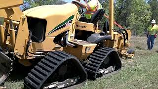 Vermeer RTX750 Quad Plow Fiber Install - Georgia