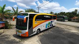 Bus Kramat Djati Jurusan Bangkinang, Pekanbaru Dan Japur - Bus Simulator Indonesia screenshot 3