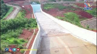 Drone Shots: Karimenu II Dam finally starts spilling after filling to capacity