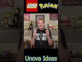 Ideas for Unova Lego Pokemon Sets #pokemon #gen3 #hoenn #lego #legopokemon #pokemonlegos #legosets