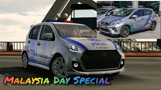 Perodua Myvi Police PDRM  Car Parking Multiplayer