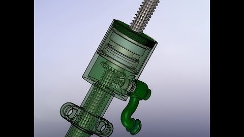 283. Single-stage gearbox || mechanism for leveling || Free download 3D models