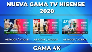 Nueva Gama Tv Hisense 2020 Ep. 2 - Gama 4K Ae7000F, A7100F, Ae7200F, A7300F, Ae7400F Y A7500F