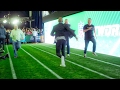 Who Ya Got? Deion Sanders vs. Dan & The Danettes in a 40 Yard Dash (2/2/17)