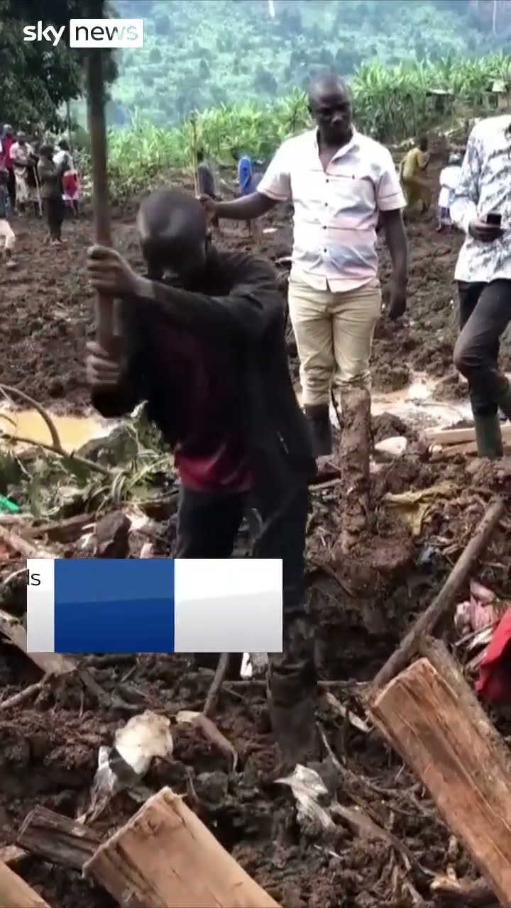 Deadly landslide buries villages
