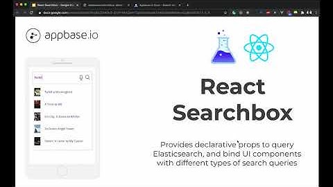 React Searchbox: A UI library for building search experiences