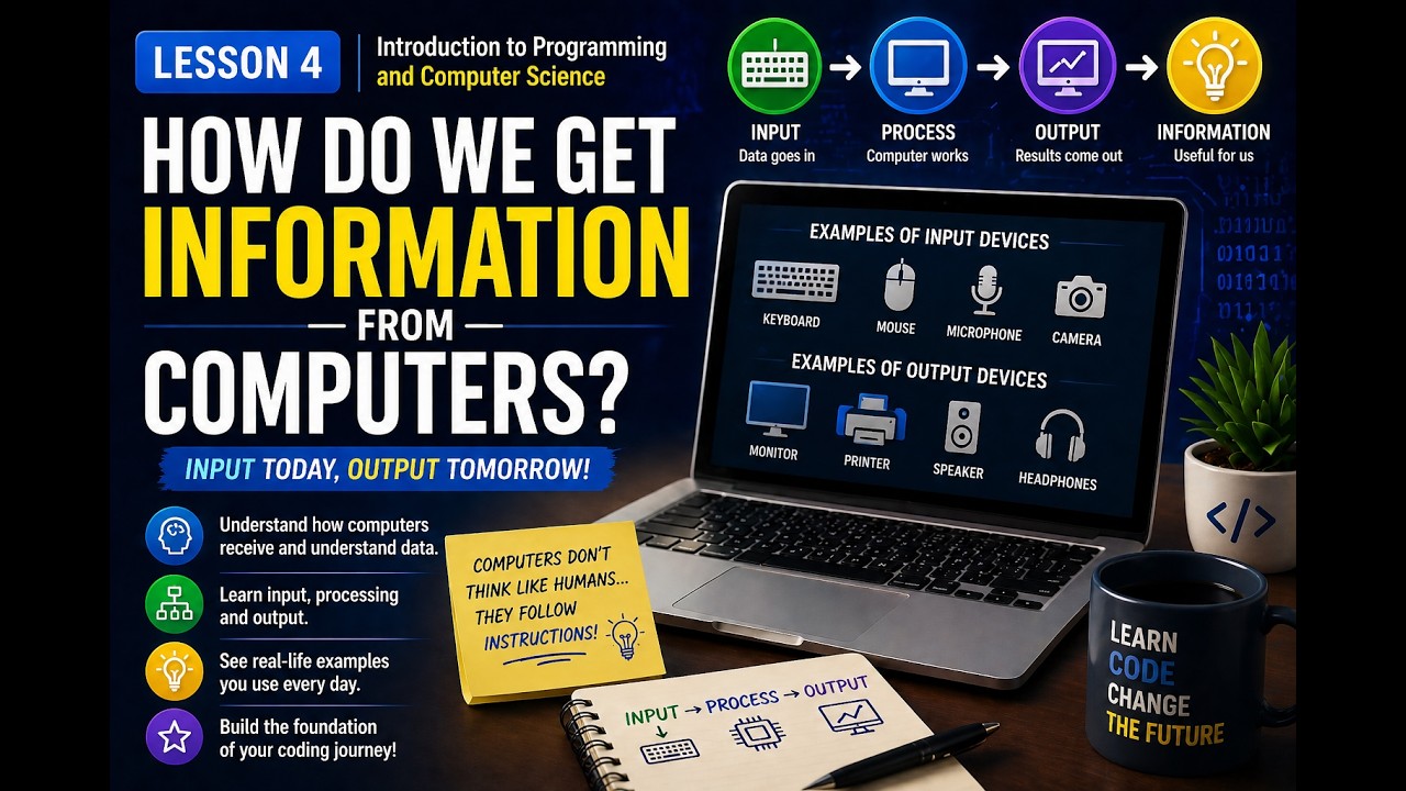Lesson 4 How do we get Information from Computers - YouTube