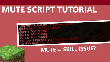 How To Make Custom Message And Repeat Message & Mute Player By Skript! (Tutorial)