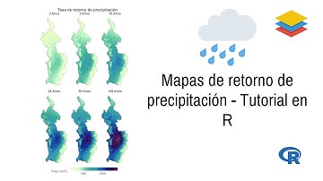 Análisis de la distribución de Gumbell para cálculo de mapas de retorno de precipitación con R