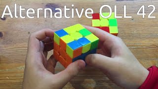Alternative OLL 42 Algorithm