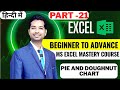 MS Excel Part-21 | Pie and Doughnut Chart| Excel Tutorial for Beginners in Hindi