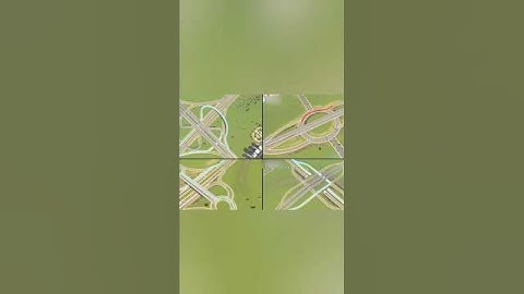 "Can a City Run Without Traffic Lights!? | Cloverleaf vs Turbine Interchange Explained"