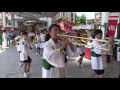 二瀬中学校吹奏楽部マーチング、飯塚わっしょい祭2016(福岡県飯塚市)