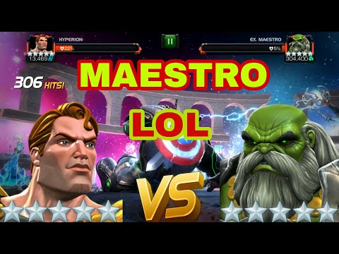 5 Star Hyperion vs Maestro : Labyrinth of legends | Marvel contest of chmapions