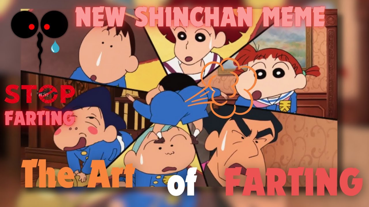 Shinchan As A fart 🤮 Detective || New Shinchan dark meme 2024 | The ART OF FArting 🤢🤮 