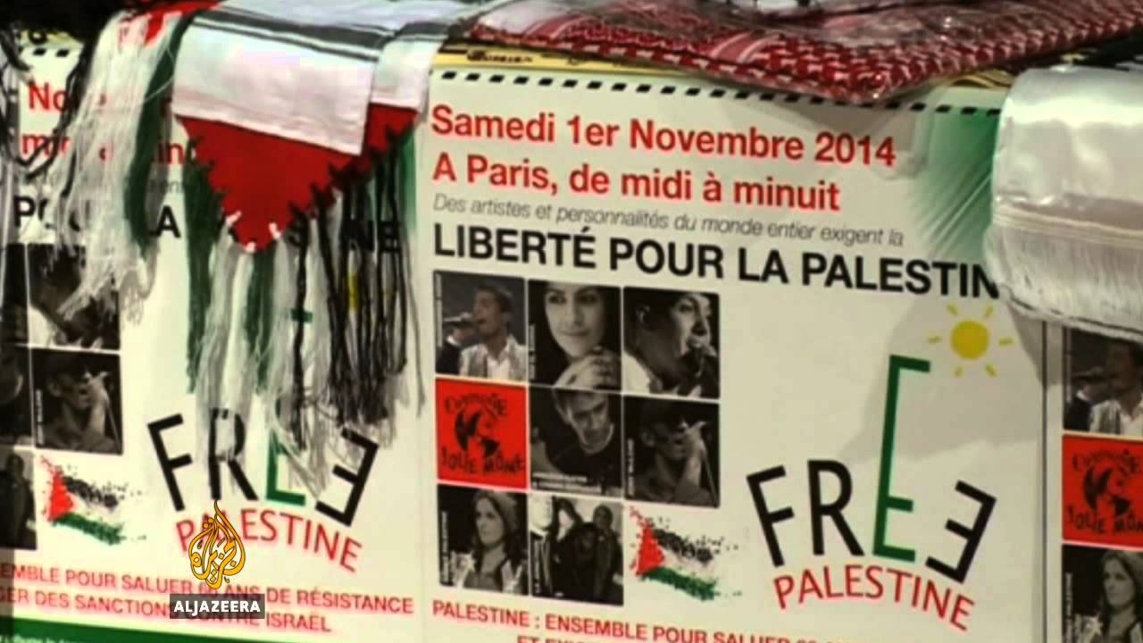 عشرات الفنانين في مهرجان "الحرية لفلسطين"