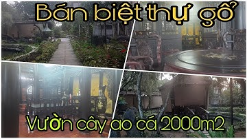 Bán biệt thự 2.000m2 gổ - 2 mặt tiền Hóc Môn TPHCM giá 26 tỷ
