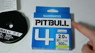 【釣り具】シマノのPEライン PITBULL 4編み 300m Shimano PE line PITBULL 4 knitting 300m