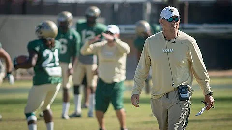 Coach Bill Clark mic'd up