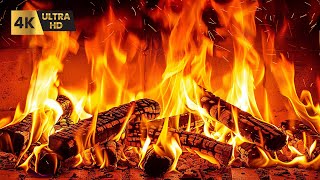 🔥 Cozy Fireplace 4K (12 HOURS). Fireplace with Crackling Fire Sounds. Fireplace Burning 4K TV