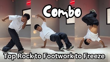 Top Rock to Footwork to freeze Combo Tutorial | Bboy tutorial | Bimal Rana