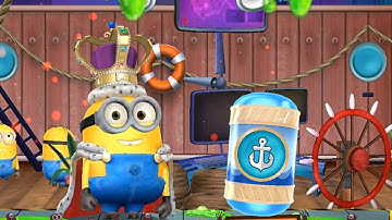 Minion rush King Bob Minion Regatta prize pod gameplay walkthrough iOs & android