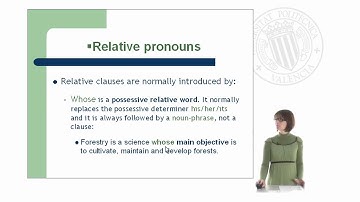 Relative Clauses: Part I |  | UPV