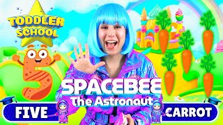 🚀Toddler Real Teacher | Spacebee teaches Numbers | Family Games for Kids | Preschool level English