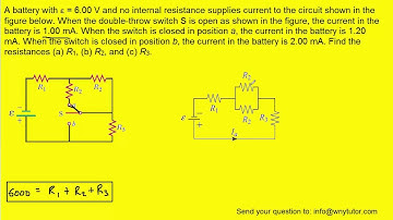 a battery with emf=6v and no internal resistance