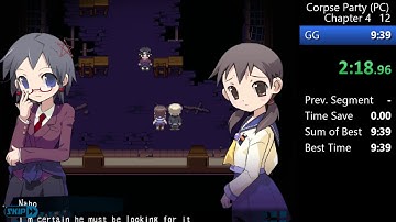 Corpse Party Chapter 4 Speedrun WR 9:38 RTA (PC)