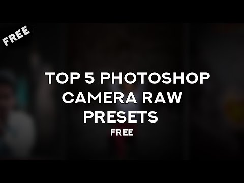 Top 5 Photoshop Camera Raw Presets Free download