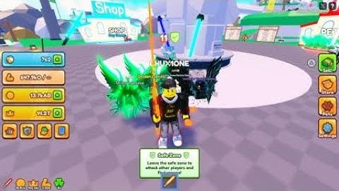 Saber simulator buying double sword gamepass