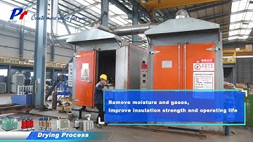Drying process of making distribution transformers in our factory