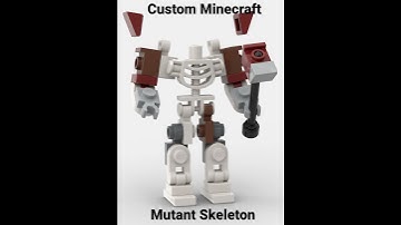 Lego Minecraft: Custom Mutant Skeleton - Animation