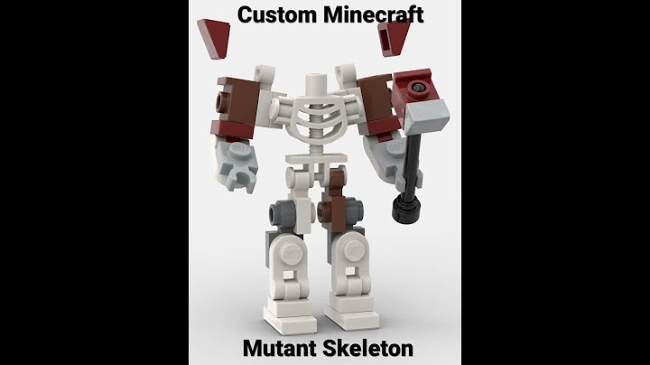 Lego Minecraft: Custom Mutant Skeleton - Animation