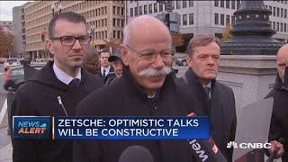 Daimler CEO arrives at White House for auto meeting