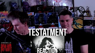 TESTAMENT -Curse of Osiris - REACTION 🔥| 2022 | #heavymetal #reaction #fyp