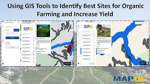 Using GIS to Find the Best Sites for Organic Farming #gismapping #technology #gis #story #nocode