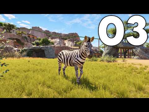 Planet Zoo 2 - Part 3 - Building a Zebra Enclosure