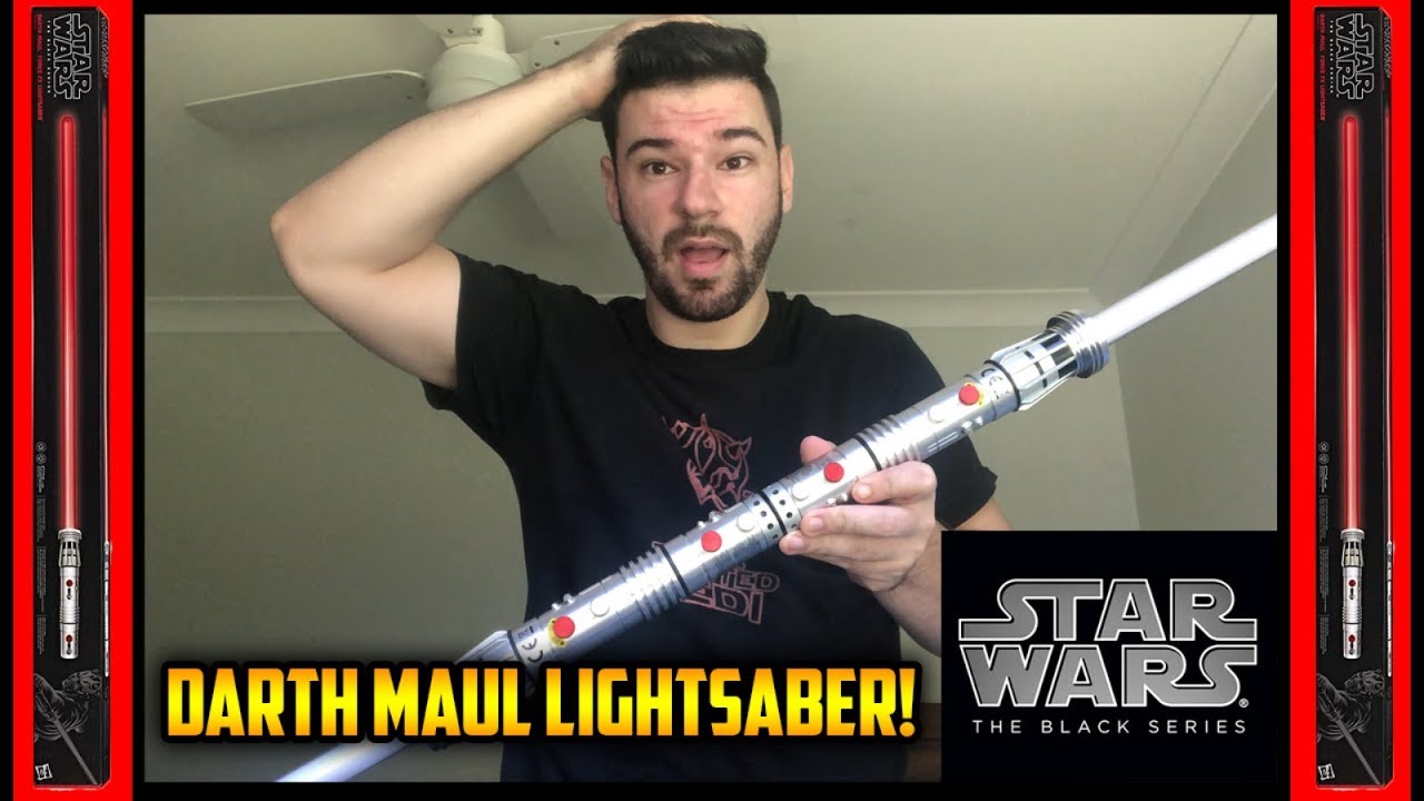 Maul Double Lightsaber Star Wars The Black Series Force Fx Darth Maul 