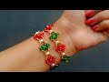 How To Make Vintage Bracelet// Crystal Bracelet// Useful & Easy