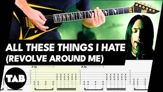 ALL THESE THINGS I HATE Bullet For My Valentine Guitar TAB | Lesson | Tutorial | Cover