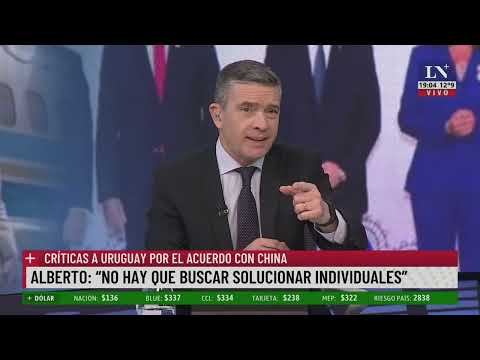 Tensión en el Mercosur por el acuerdo de Uruguay con China. Cruce entre Alberto F. y Lacalle Pou