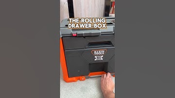 KLEIN MODBOX ROLLING DRAWER TOOLBOX #kleintools #milwaukeepackout