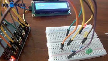 Traffic light with LCD display controlled by micro:bit